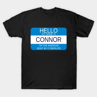 Connor, the Android sent by CyberLife T-Shirt